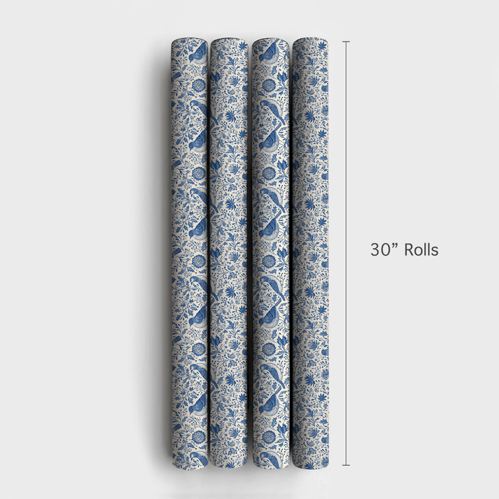 Winter Songbirds - Wrapping Paper - Aspen & Arlo