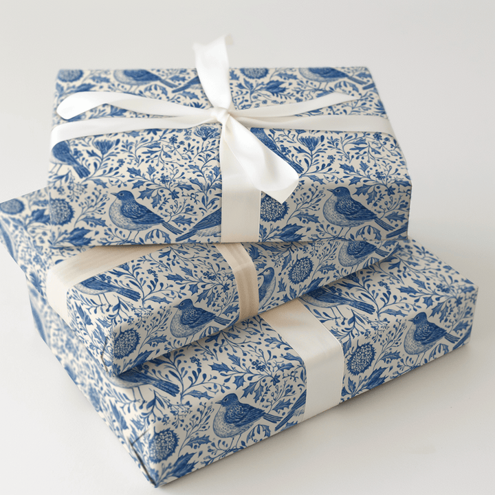 Winter Songbirds - Wrapping Paper - Aspen & Arlo