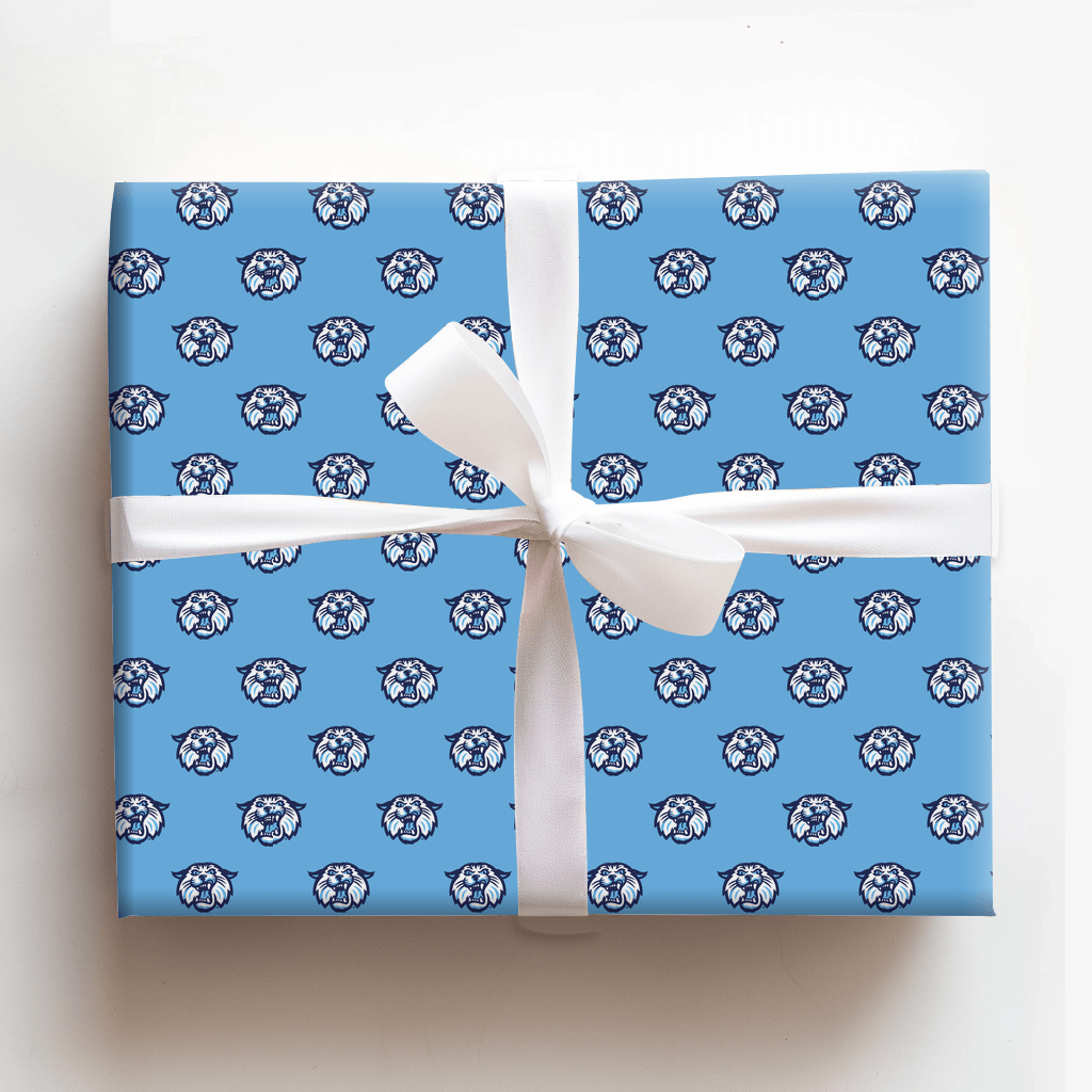 Wildcats Mark Blue - Wrapping Paper - Aspen & Arlo