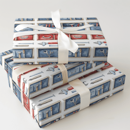 Full Throttle Toolbox - Wrapping Paper - Aspen & Arlo