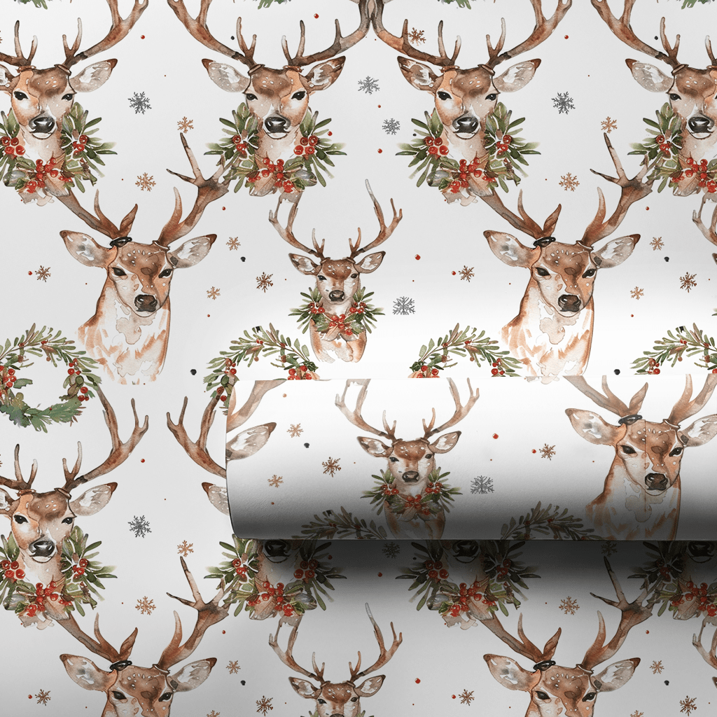 Rudolf Ruckus - Wrapping Paper - Aspen & Arlo