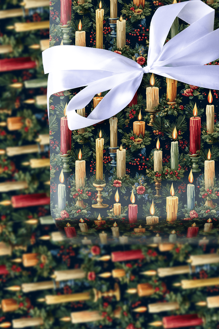 Glow of Advent - Wrapping Paper - Aspen & Arlo