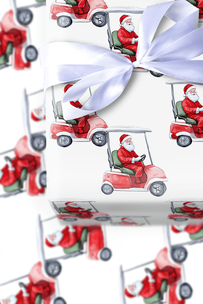 Fore the Claus - Wrapping Paper - Aspen & Arlo