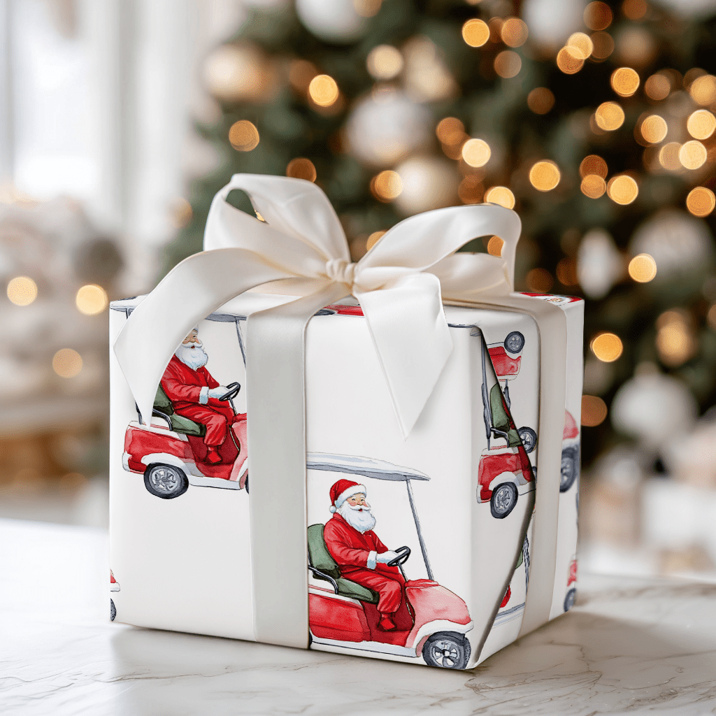 Fore the Claus - Wrapping Paper - Aspen & Arlo
