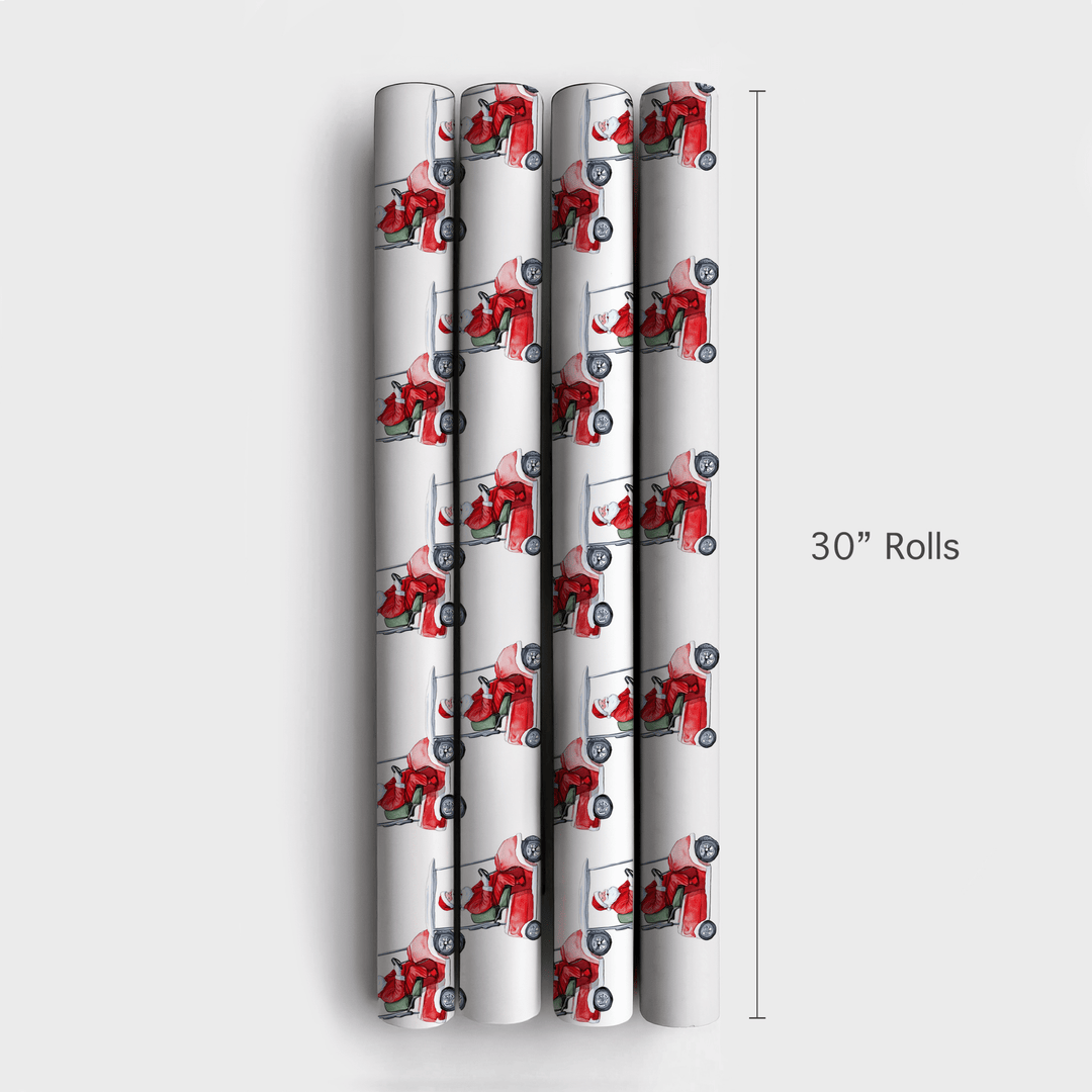 Fore the Claus - Wrapping Paper - Aspen & Arlo