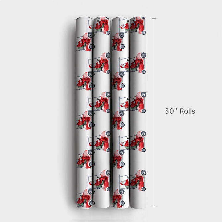 Fore the Claus - Wrapping Paper - Aspen & Arlo