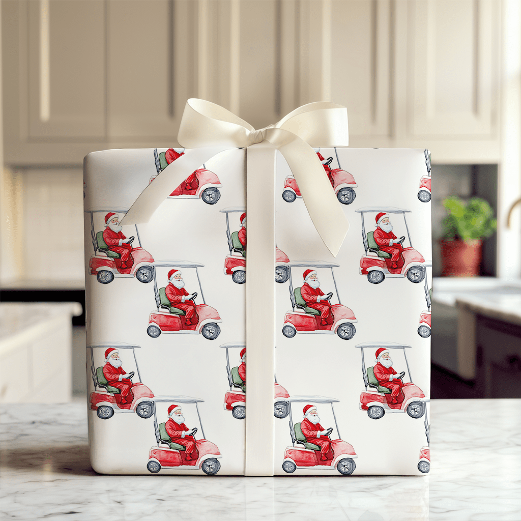 Fore the Claus - Wrapping Paper - Aspen & Arlo