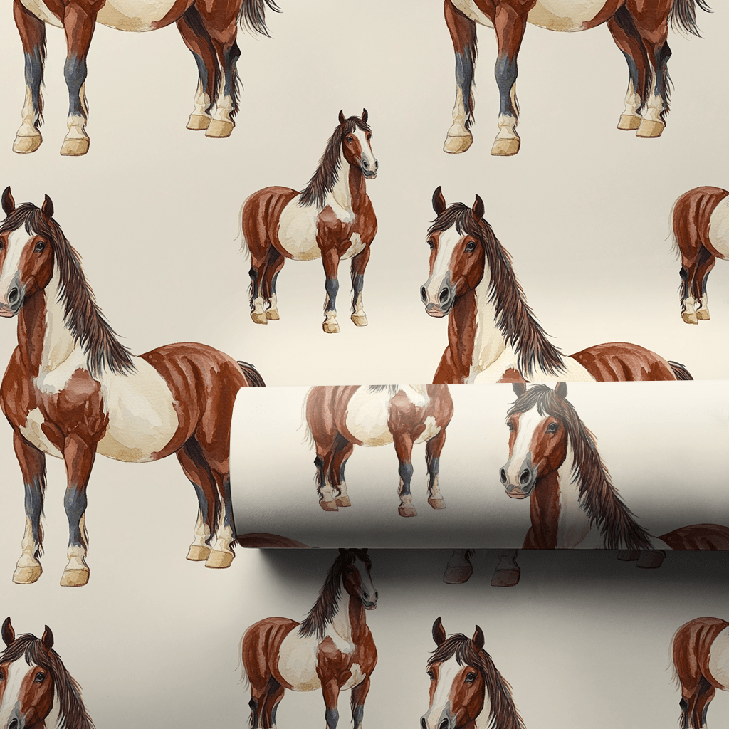 Neigh and Play - Wrapping Paper - Aspen & Arlo