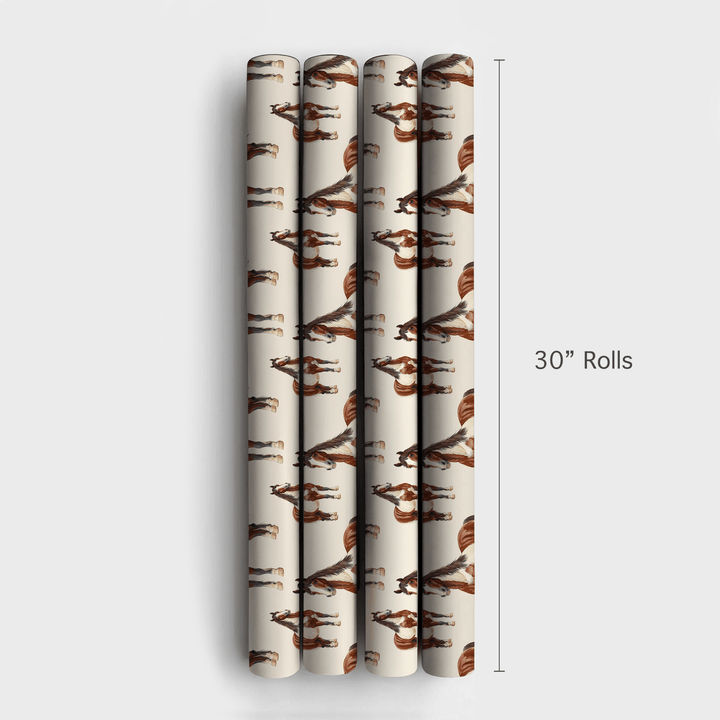 Neigh and Play - Wrapping Paper - Aspen & Arlo