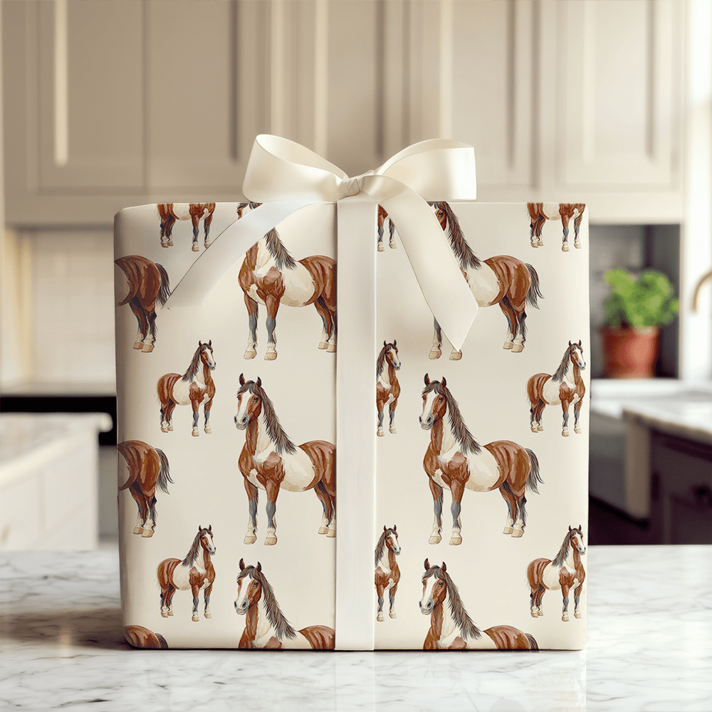 Neigh and Play - Wrapping Paper - Aspen & Arlo