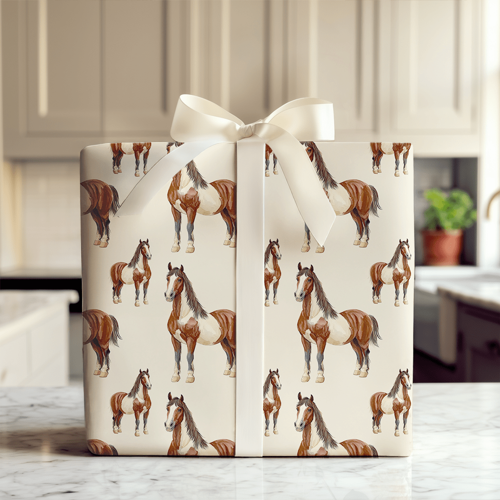 Neigh and Play - Wrapping Paper - Aspen & Arlo