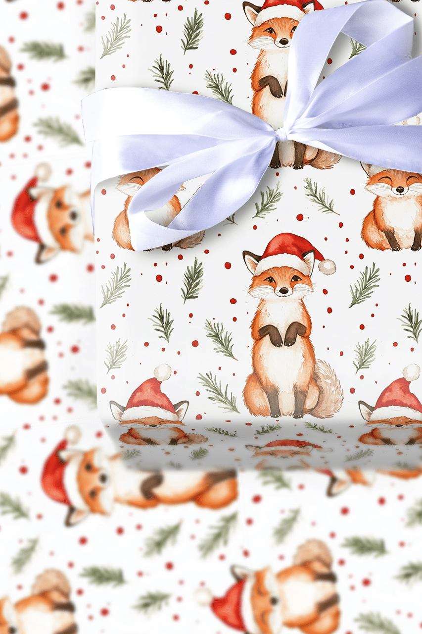 Foxed Up - Wrapping Paper - Aspen & Arlo