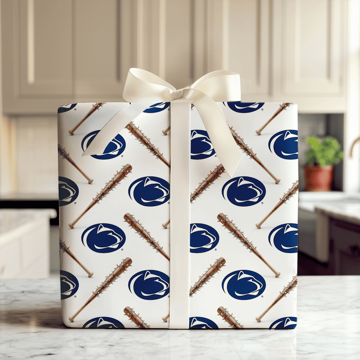 Lion Holiday Sluggers - Wrapping Paper - Aspen & Arlo