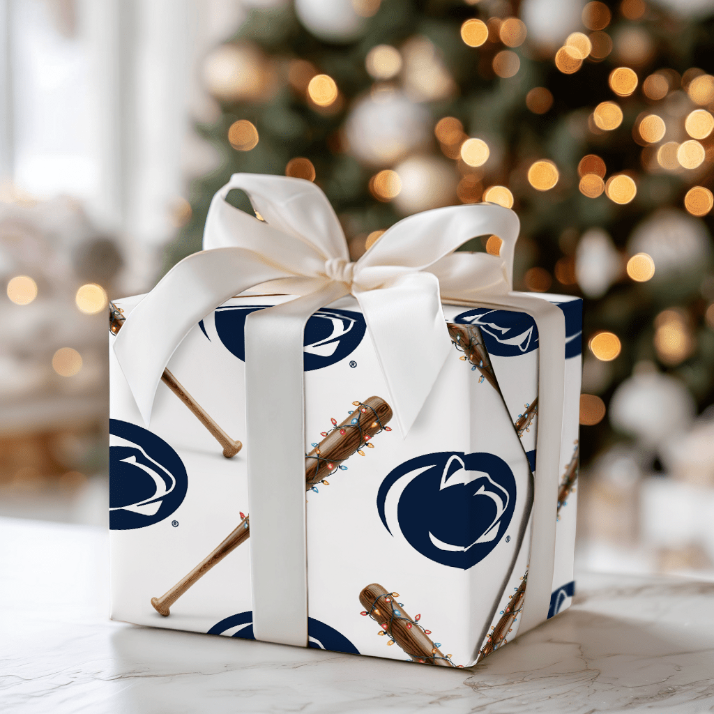 Lion Holiday Sluggers - Wrapping Paper - Aspen & Arlo
