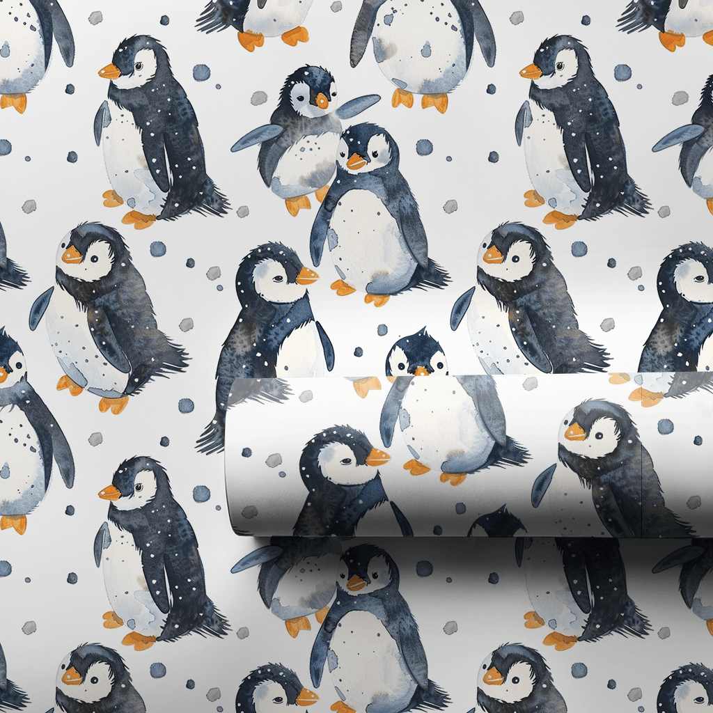 Waddle Wonderland - Wrapping Paper - Aspen & Arlo