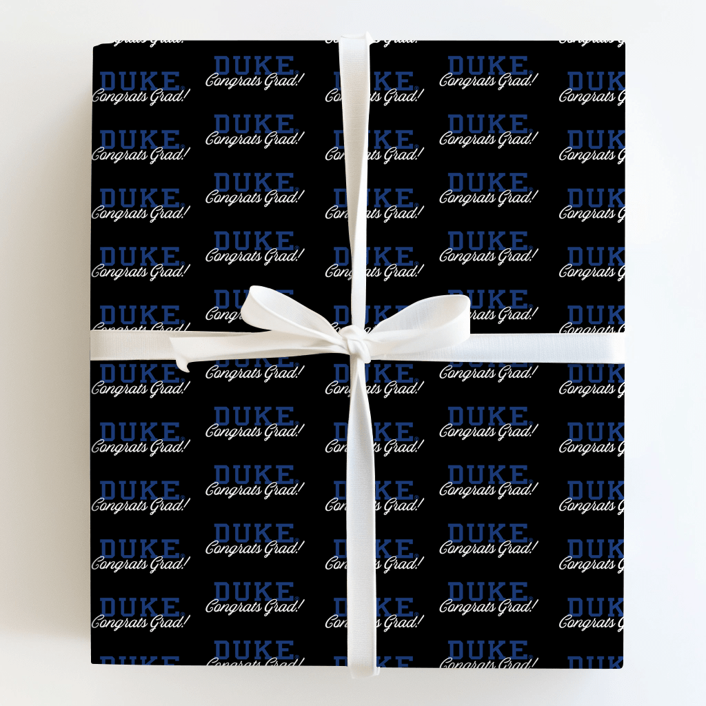 Congrats Duke Grad - Wrapping Paper - Aspen & Arlo