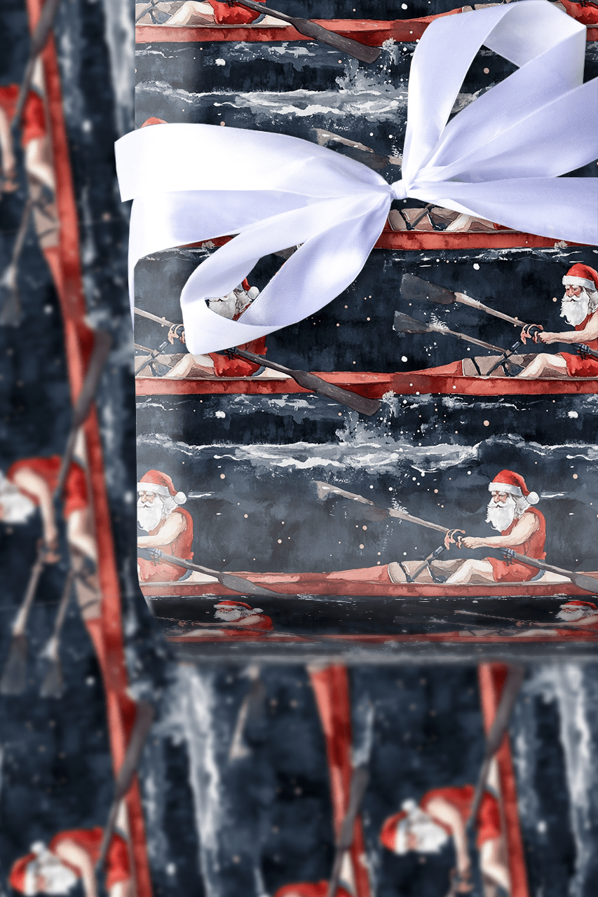 Row Ho Ho - Wrapping Paper - Aspen & Arlo