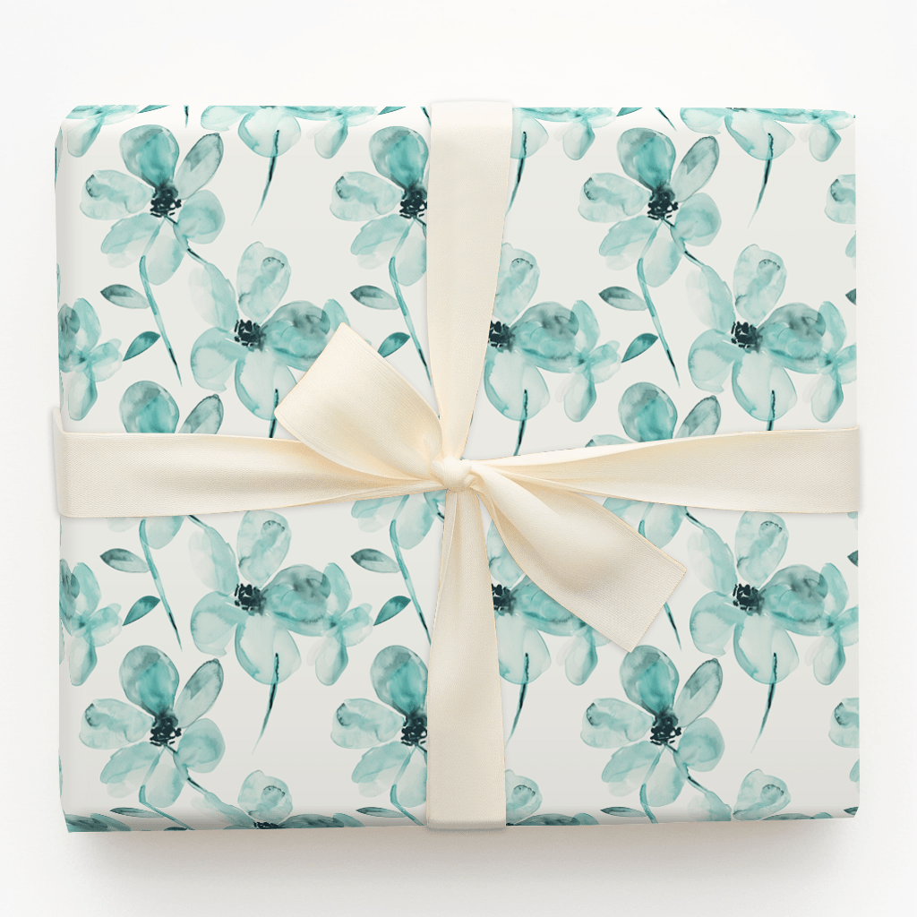 Never Feeling Blue - Wrapping Paper - Aspen & Arlo