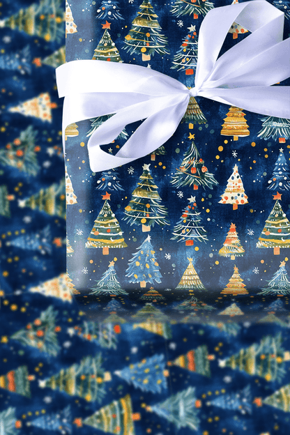 Blue Christmas - Wrapping Paper - Aspen & Arlo