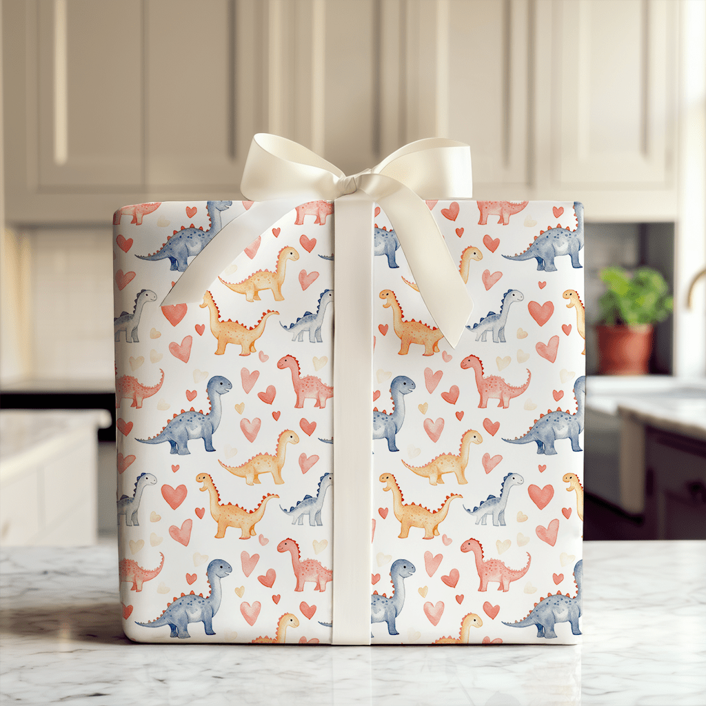Roary Love You - Wrapping Paper - Aspen & Arlo