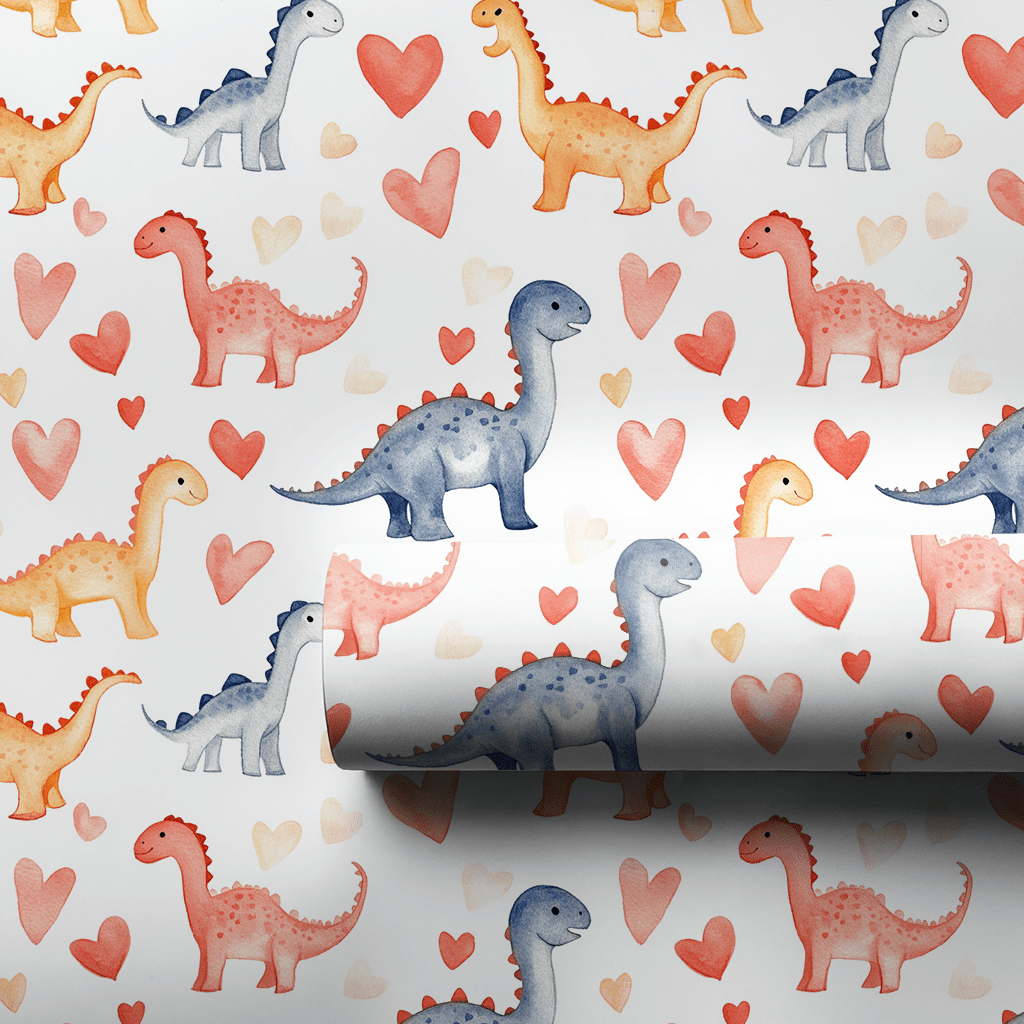 Roary Love You - Wrapping Paper - Aspen & Arlo