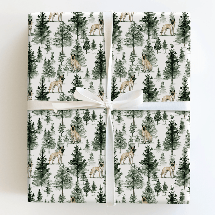Snow Day for Belgian Malinois - Wrapping Paper - Aspen & Arlo