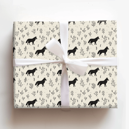 Black Paws - Wrapping Paper - Aspen & Arlo