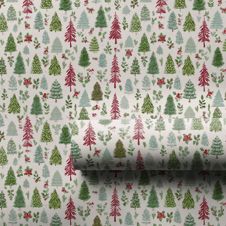 Festive Tree Trim - Wrapping Paper - Aspen & Arlo