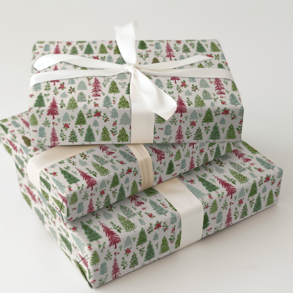 Festive Tree Trim - Wrapping Paper - Aspen & Arlo