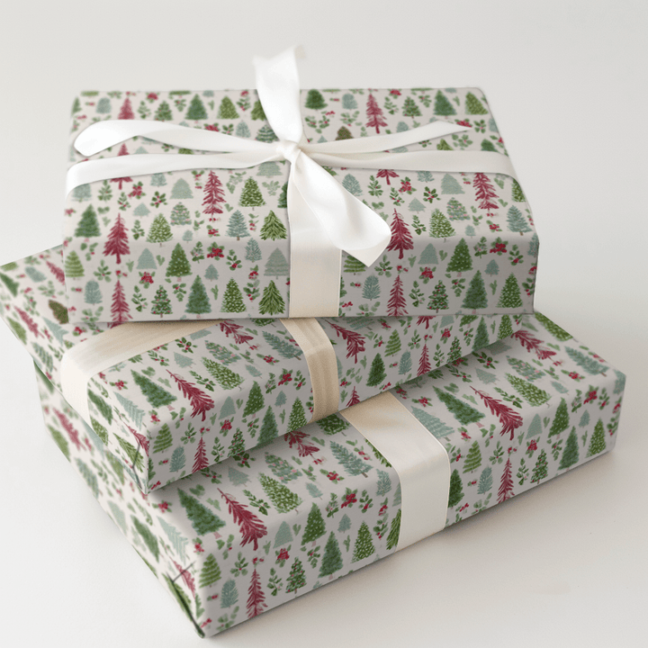 Festive Tree Trim - Wrapping Paper - Aspen & Arlo