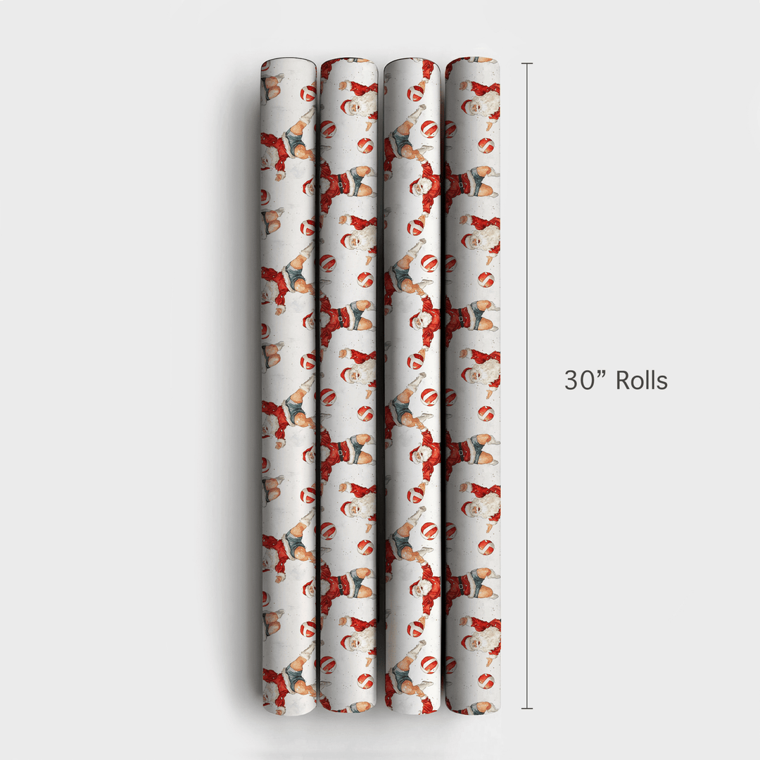 Santa's Snowy Set - Wrapping Paper - Aspen & Arlo