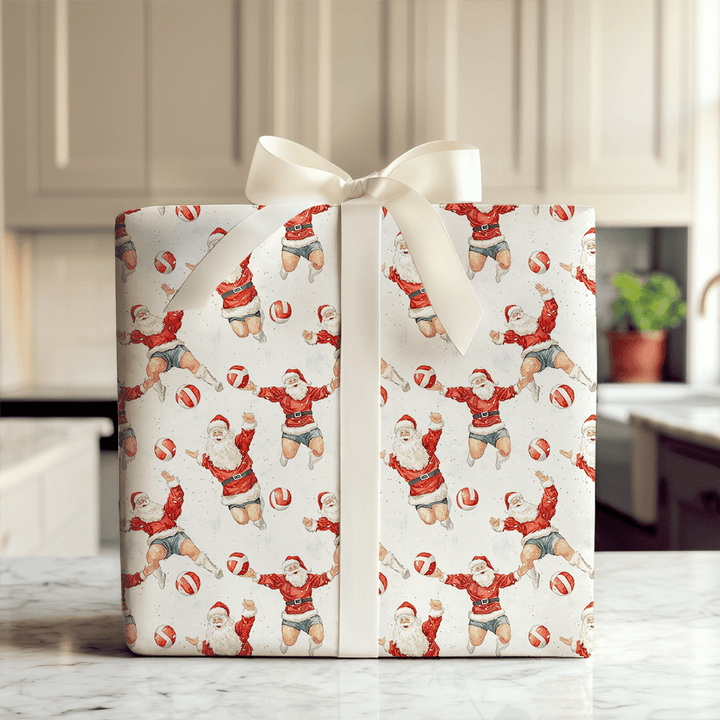 Santa's Snowy Set - Wrapping Paper - Aspen & Arlo