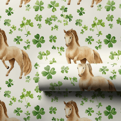 Shamrocks with the Icelandic - Wrapping Paper - Aspen & Arlo