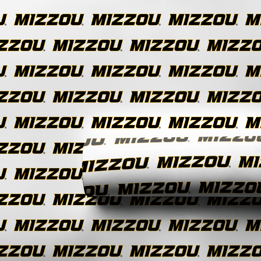 Repeating Mizzou - Wrapping Paper - Aspen & Arlo
