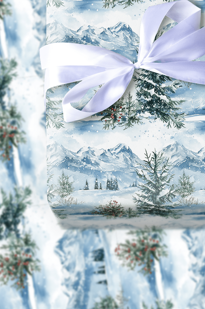 At a Glacial Pace - Wrapping Paper - Aspen & Arlo