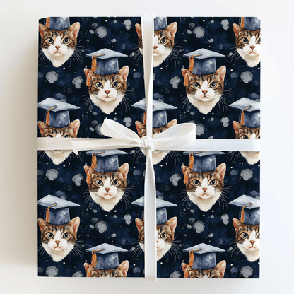 American Wirehair Graduate - Wrapping Paper - Aspen & Arlo