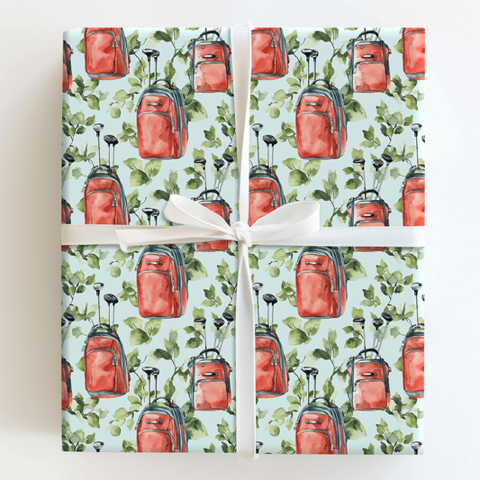 Country Club Red - Wrapping Paper - Aspen &amp; Arlo