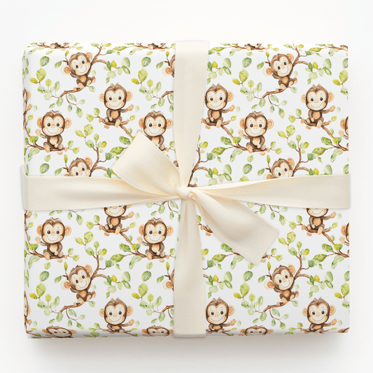 Chimpin Easy - Wrapping Paper - Aspen & Arlo
