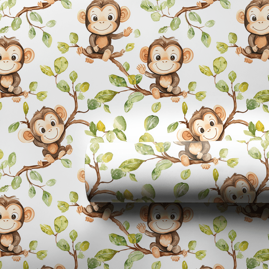Chimpin Easy - Wrapping Paper - Aspen & Arlo