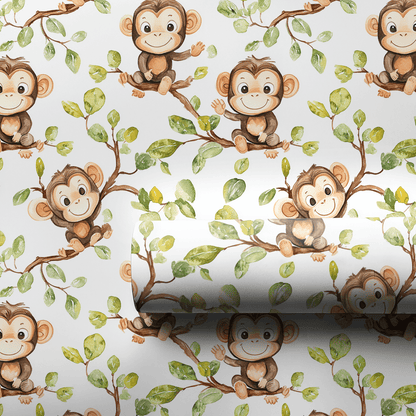 Chimpin Easy - Wrapping Paper - Aspen & Arlo