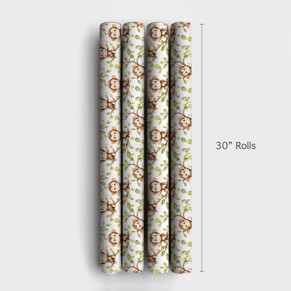 Chimpin Easy - Wrapping Paper - Aspen & Arlo