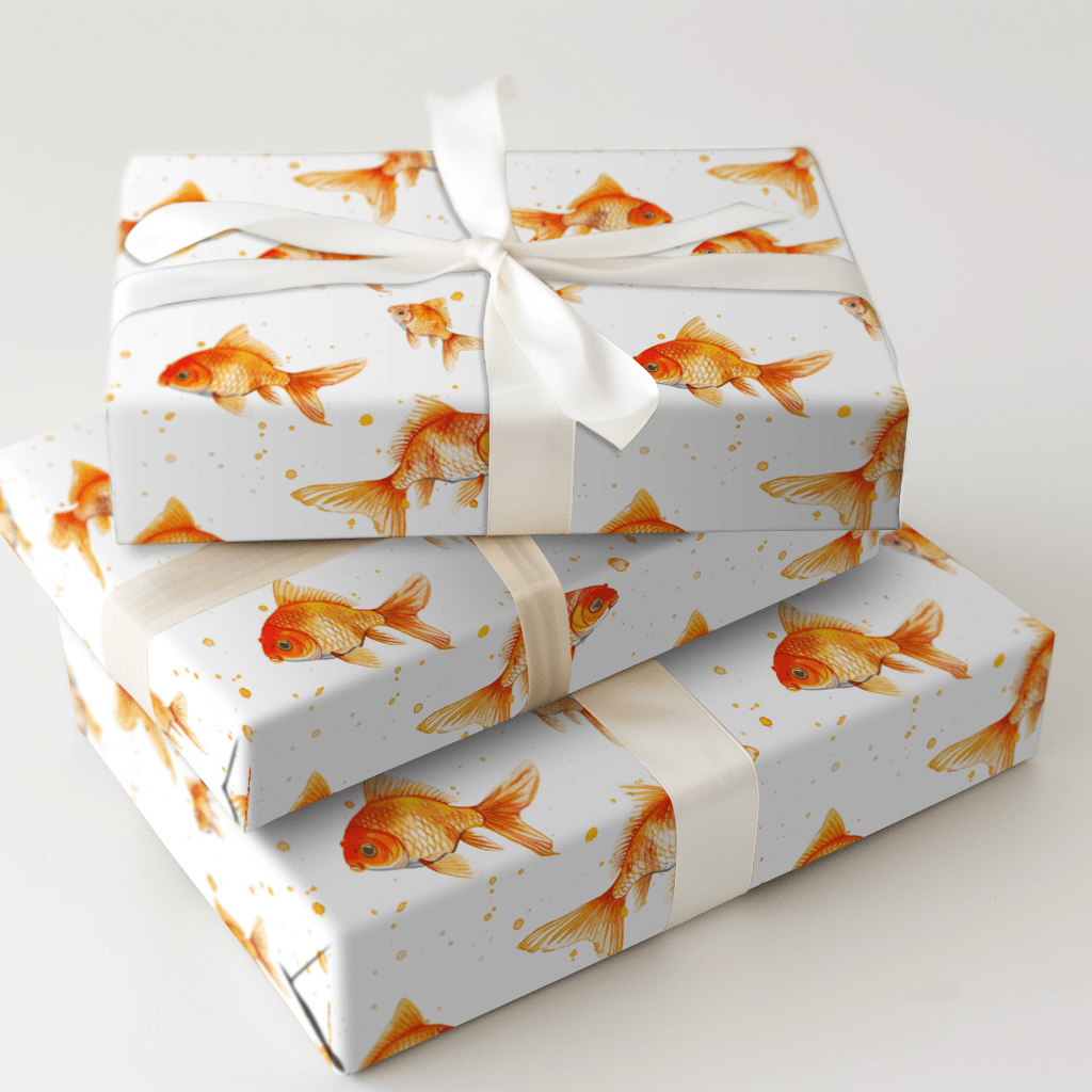 Fish are Friends - Wrapping Paper - Aspen & Arlo