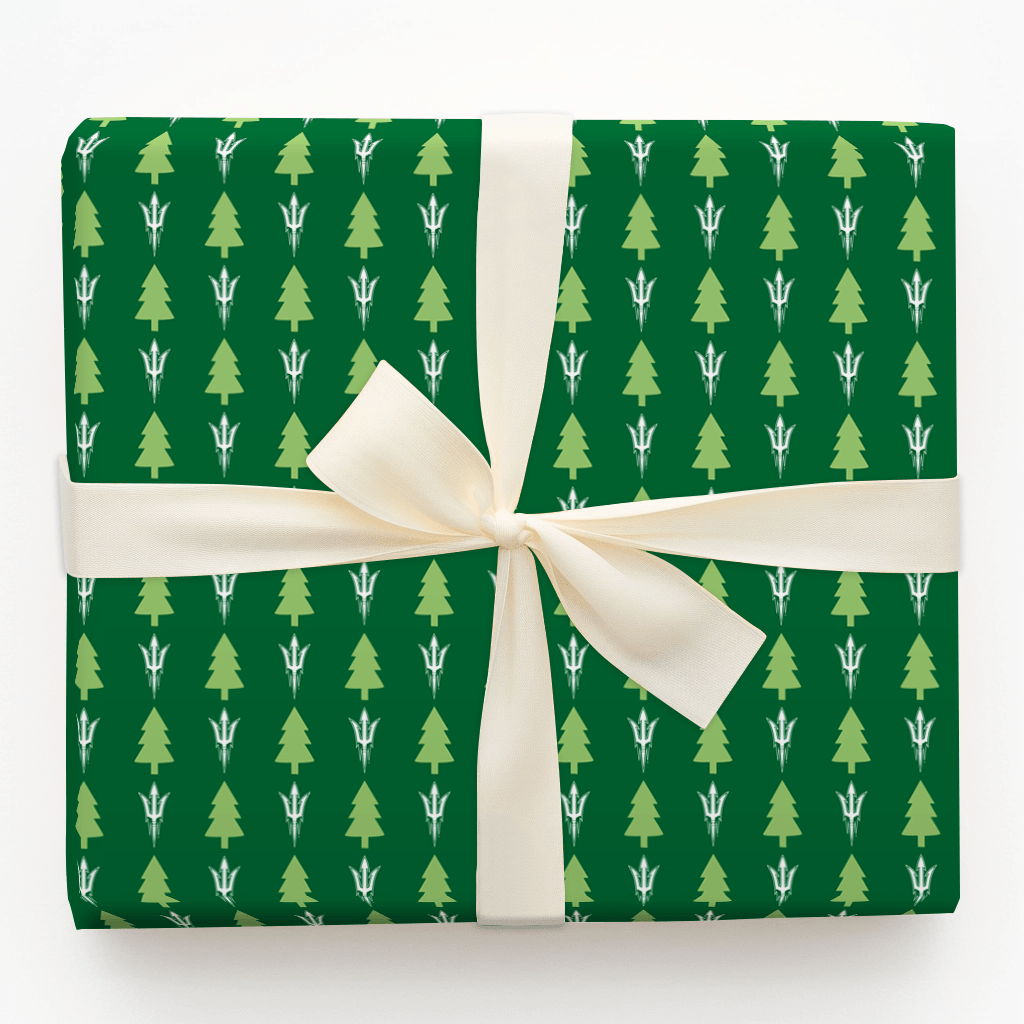 Festive Fork Forest - Wrapping Paper - Aspen & Arlo