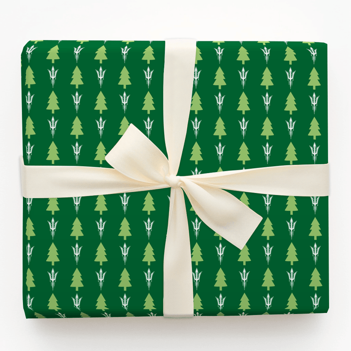 Festive Fork Forest - Wrapping Paper - Aspen & Arlo