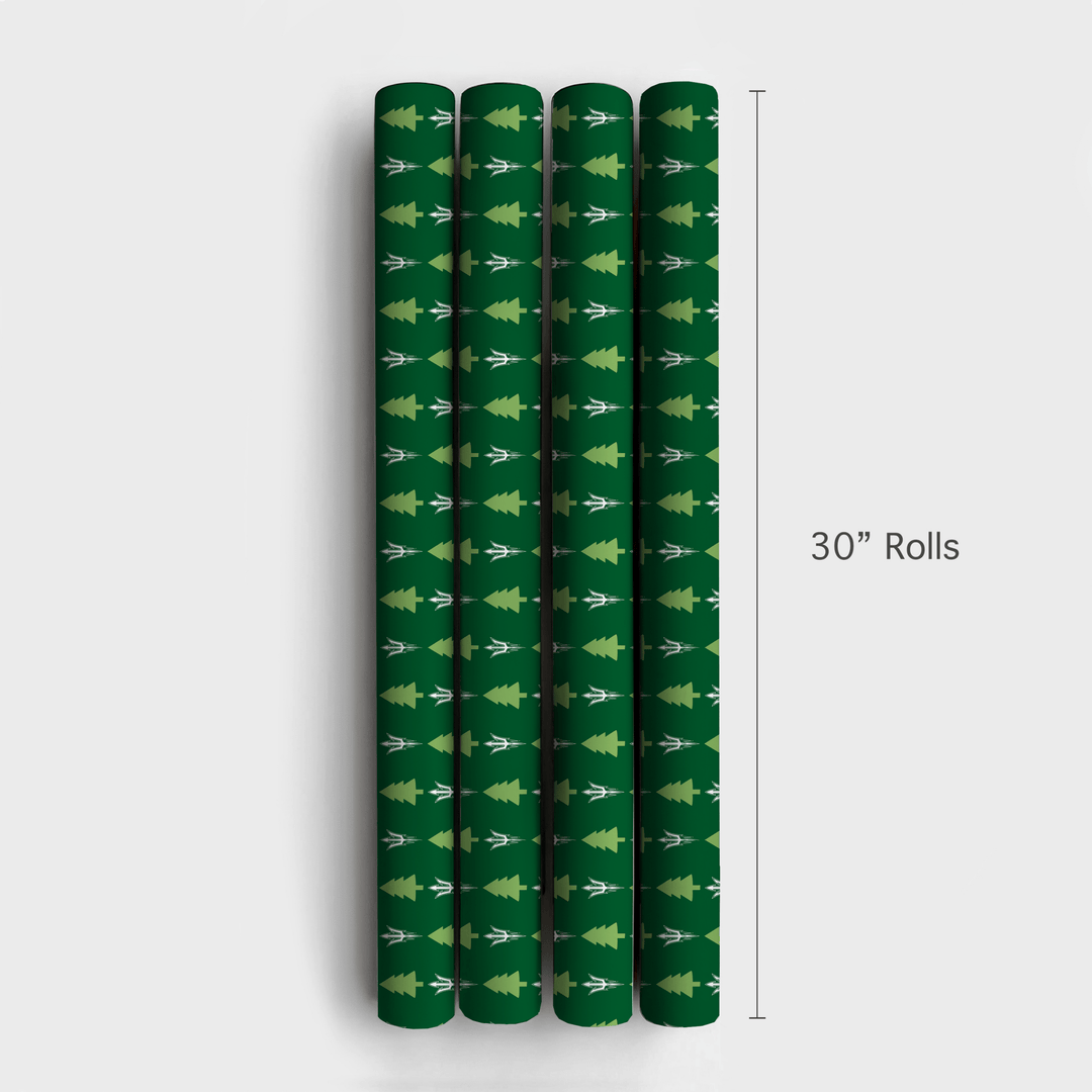 Festive Fork Forest - Wrapping Paper - Aspen & Arlo