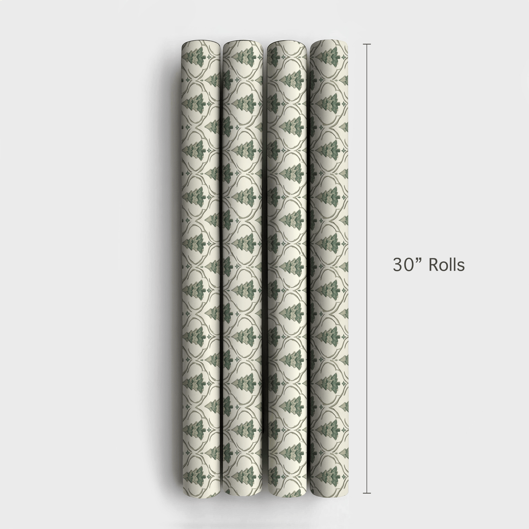 Evergreen Trellis - Wrapping Paper - Aspen & Arlo