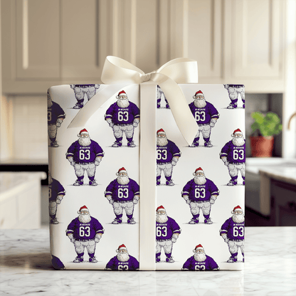 Santa’s K - State Game Plan - Wrapping Paper - Aspen & Arlo