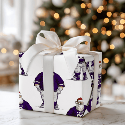 Santa’s K - State Game Plan - Wrapping Paper - Aspen & Arlo