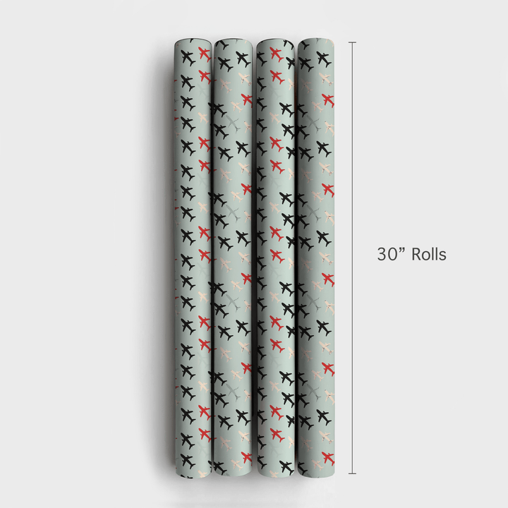 In First Class - Wrapping Paper - Aspen & Arlo