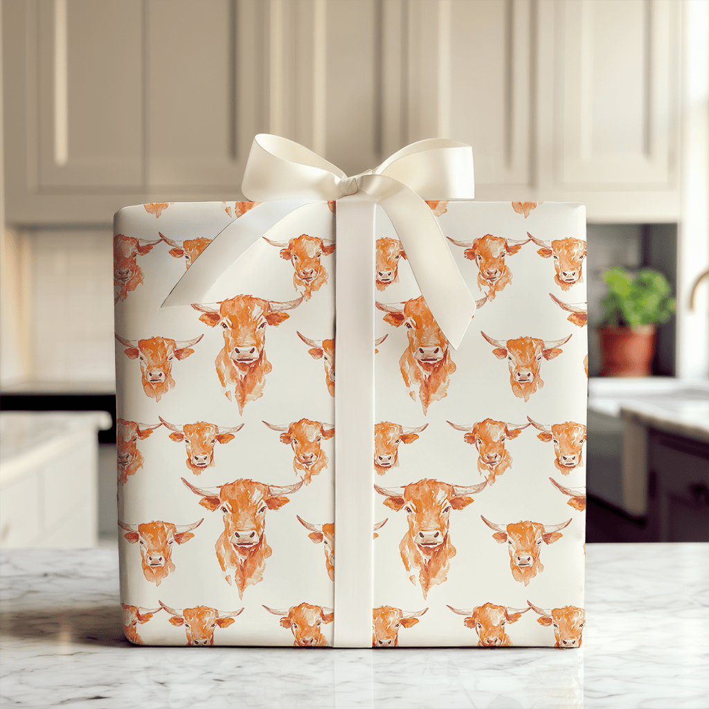 Bull Call - Wrapping Paper - Aspen & Arlo